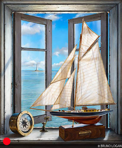 Bruno Logan - Trompe-l'oeil Painting